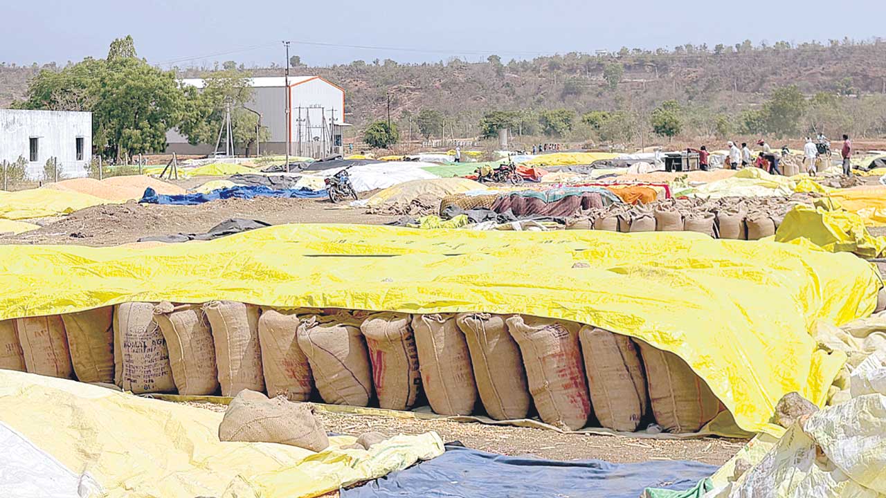 కేంద్రాల్లోనే మక్క