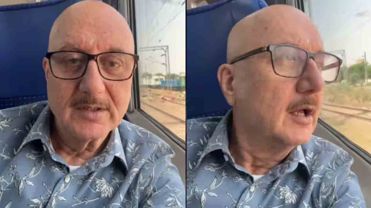 Anupam Kher | మోదీ పిలుపుతో వందే భారత్ ఎక్కిన అనుపమ్ ఖేర్.. పబ్లిసిటీ స్టంట్ అంటూ నెటిజన్ల ట్రోలింగ్!