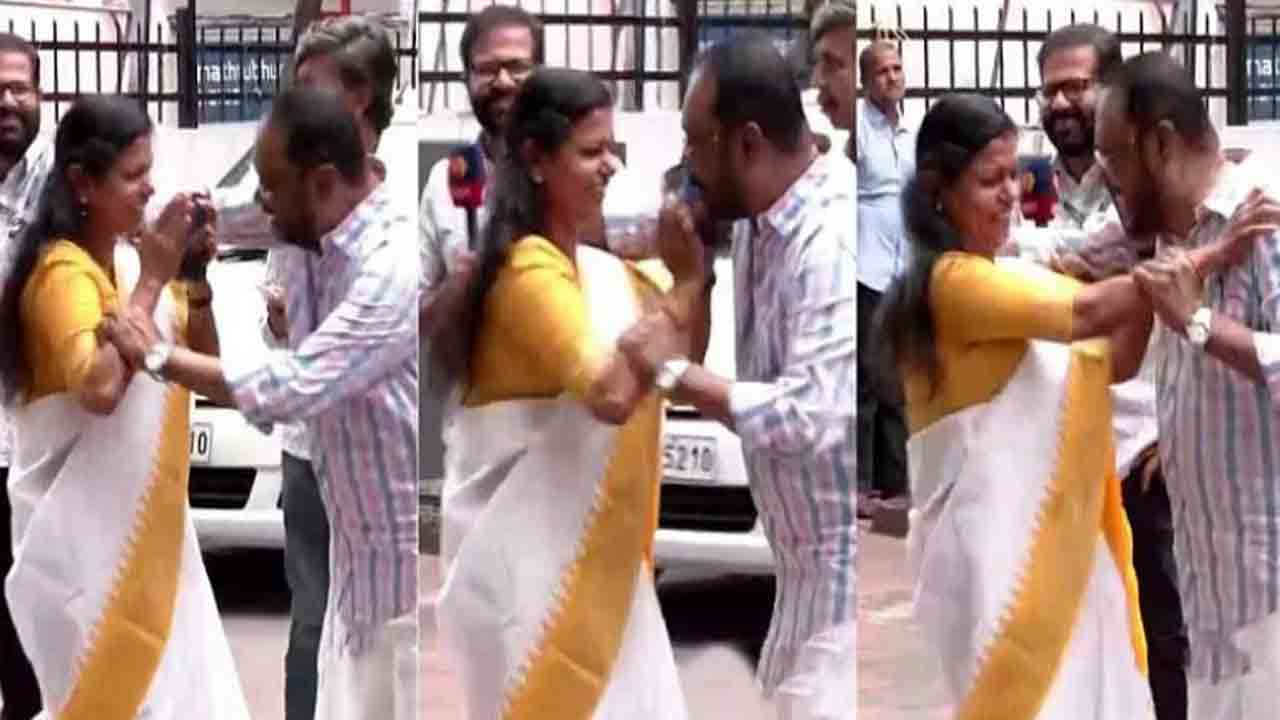 Watch: మహిళా ఎమ్మెల్యేను హగ్‌ చేసుకునేందుకు కాంగ్రెస్‌ నేత యత్నం.. తర్వాత ఏం జరిగిందంటే?
