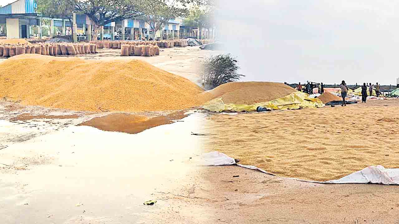 వర్షార్పణం.. ఉమ్మడి నల్లగొండ జిల్లాలో పలుచోట్ల ఈదురు గాలులతో కూడిన వర్షం
