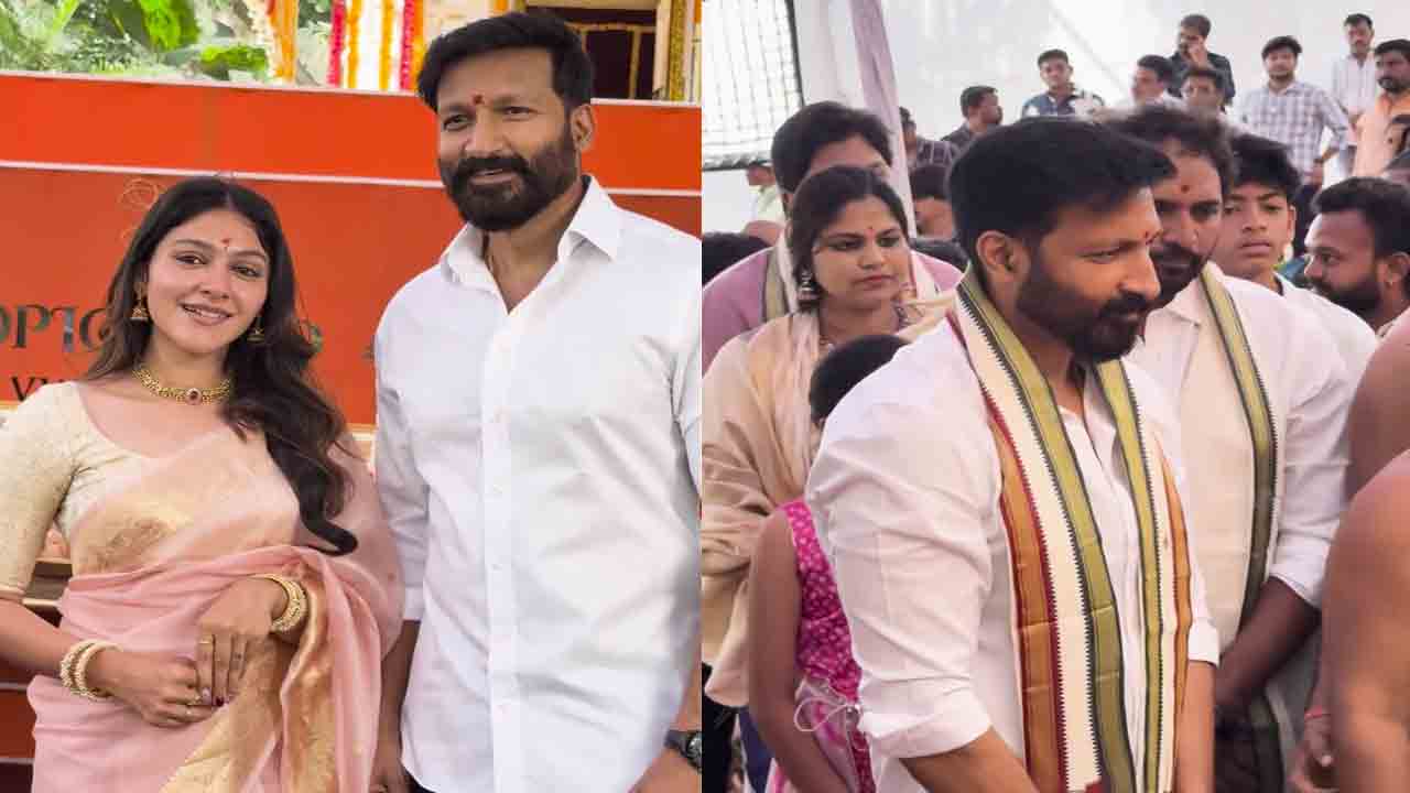 Gopichand 34 | పూజా కార్యక్రమాలతో మొదలైన గోపీచంద్ కొత్త సినిమా.. వి.వెంకట్ దర్శకత్వంలో భారీ ప్రాజెక్ట్!