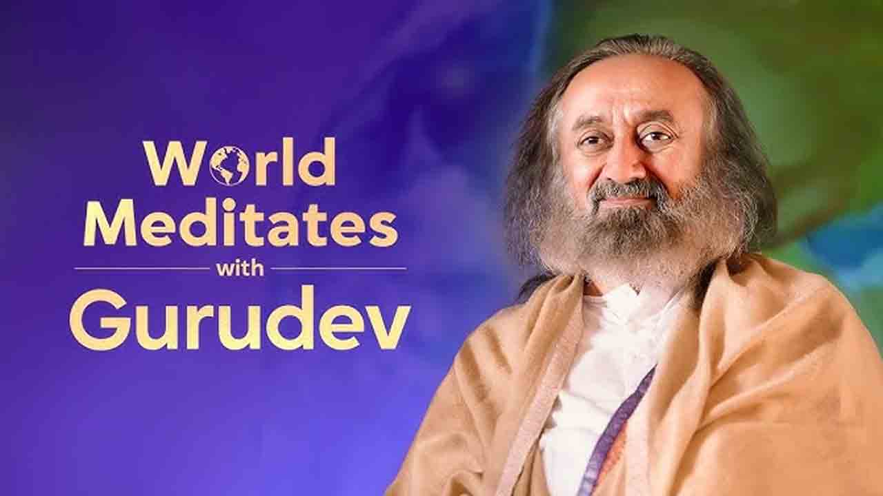 గురుదేవ్‌తో ప్రపంచ ధ్యానం.. బెంగళూరు ధ్యాన మందిరంలో కార్యక్రమం