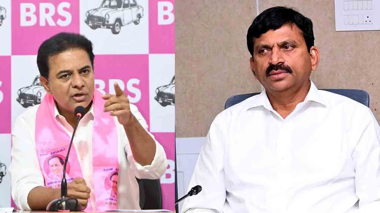 KTR | మేము కట్టిన ఒక్కో ఇల్లు 7 ఇందిరమ్మ ఇండ్లతో సమానం.. పొంగులేటికి ఆ మాట నిలబెట్టుకునే దమ్ముందా..? : కేటీఆర్