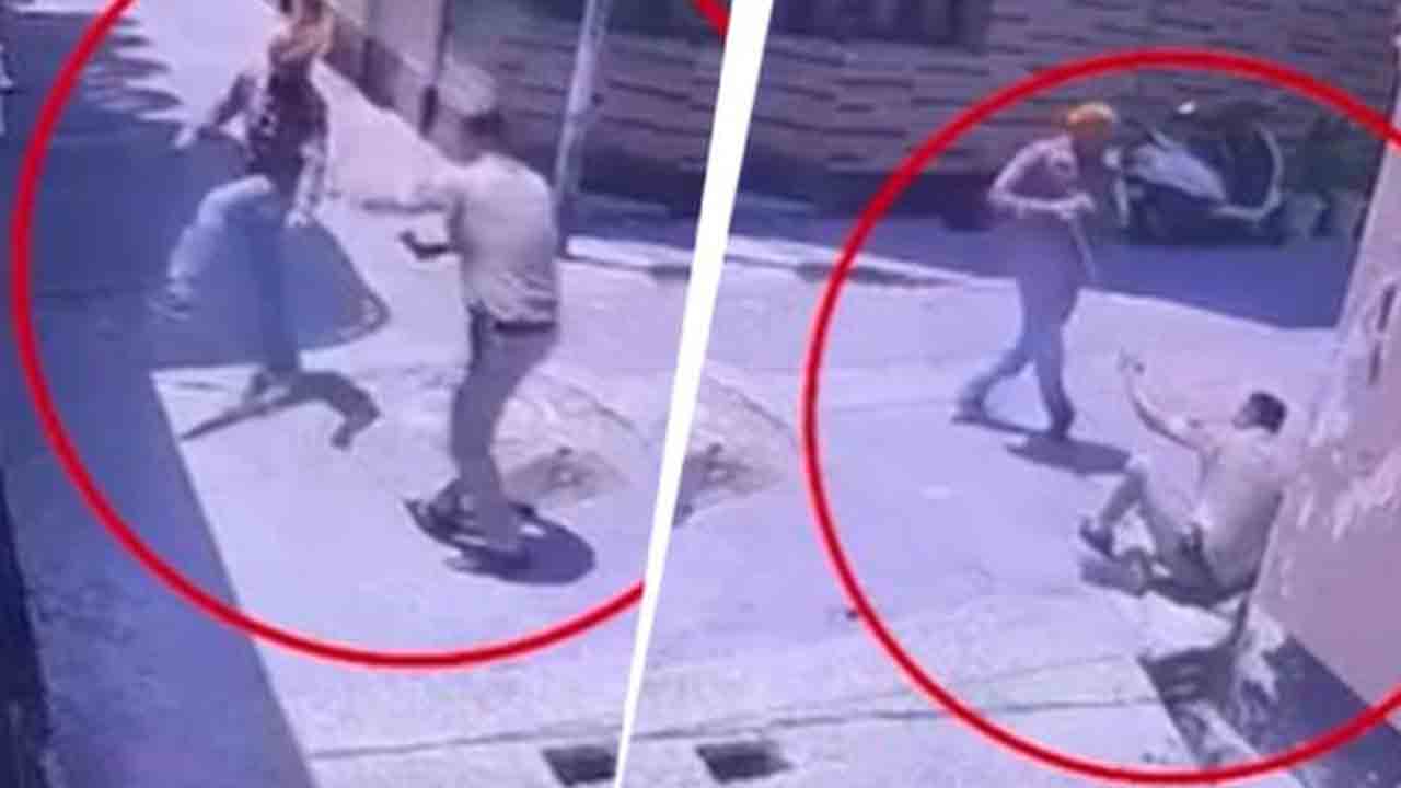 Watch: పోలీస్‌పై కత్తితో దాడి చేసి పారిపోయేందుకు ఖైదీ యత్నం.. కాల్పుల్లో మృతి
