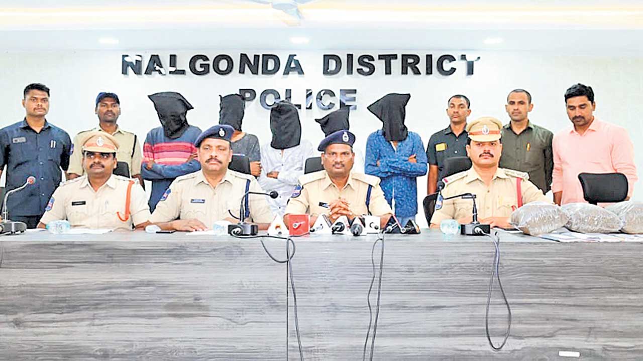 గంజాయి ముఠా అరెస్టు