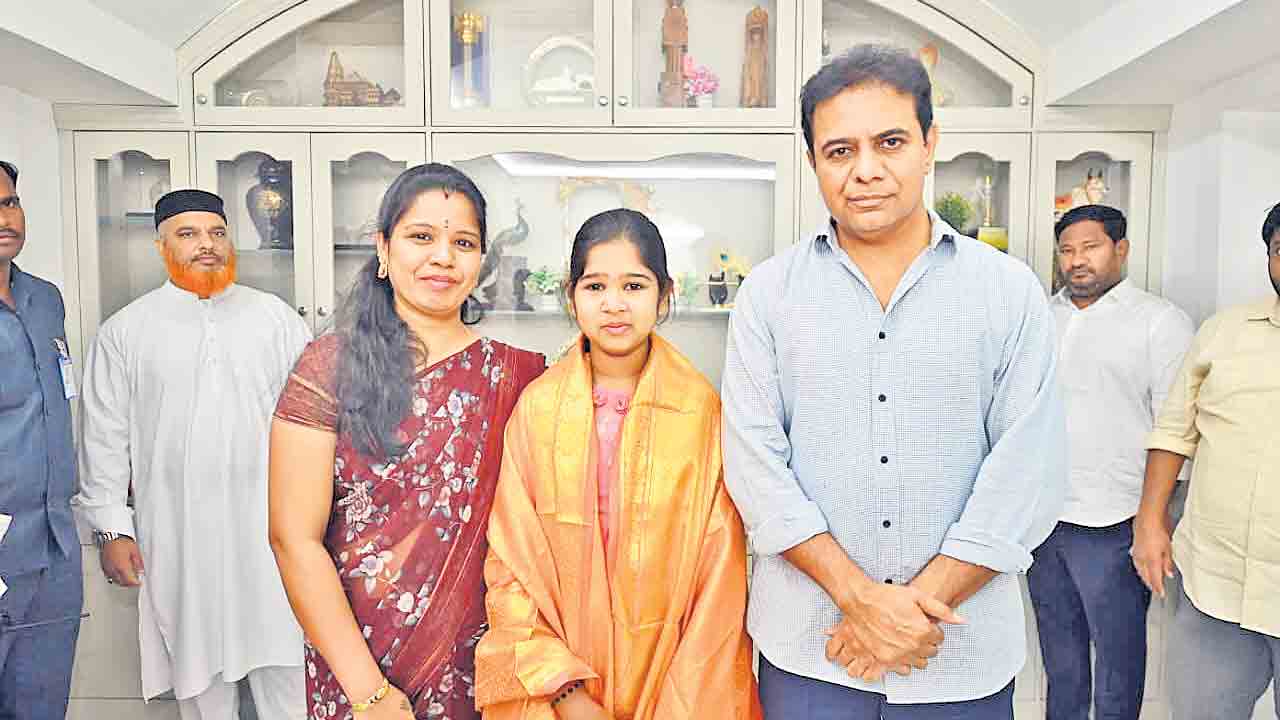 కేటీఆర్‌ ఆపన్నహస్తం.. శరణ్యకు కొత్త జీవితం