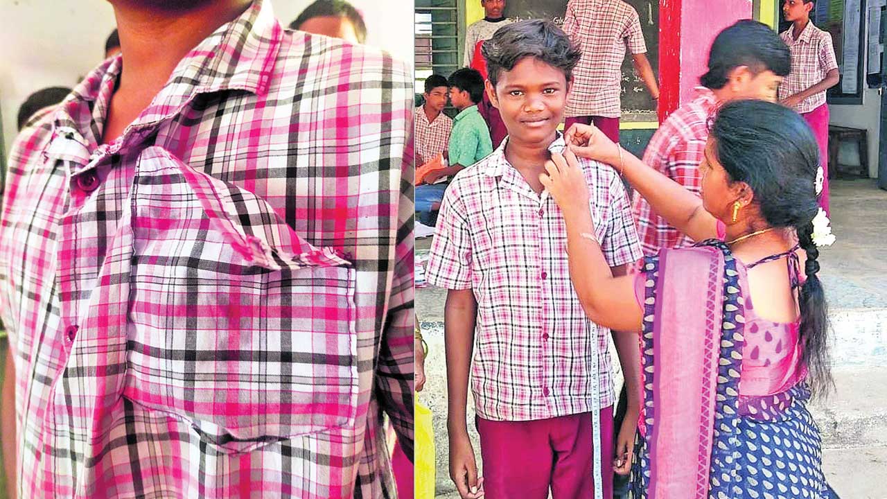 కుట్లు పికుల్తున్నయ్‌.. గుండీలు ఊడుతున్నయ్‌