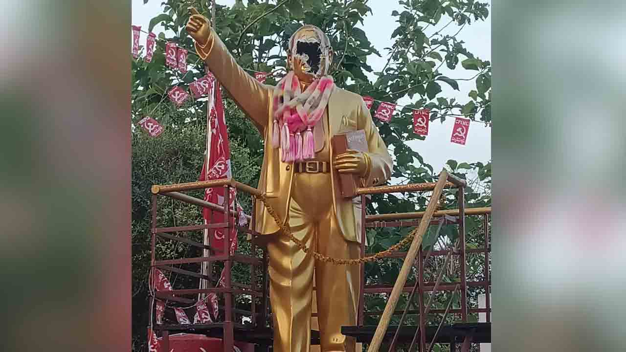 Bayyaram | మహబూబాబాద్ జిల్లాలో అంబేద్కర్ విగ్రహం ధ్వంసం