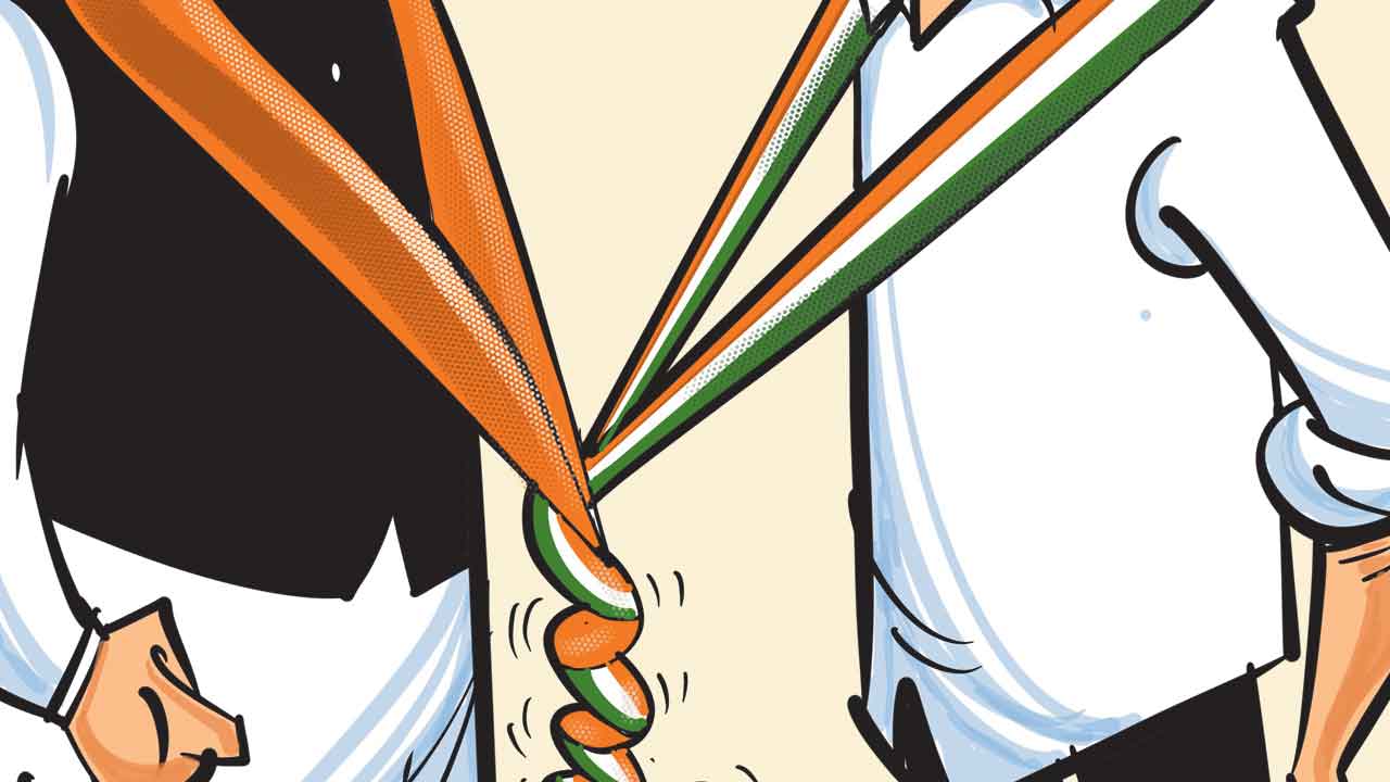 Congress | బీజేపీ-కాంగ్రెస్‌ బరితెగింపు బంధం..! కరీంనగర్‌లో బీజేపీ మూక దాడిని స్వాగతించిన కాంగ్రెస్‌