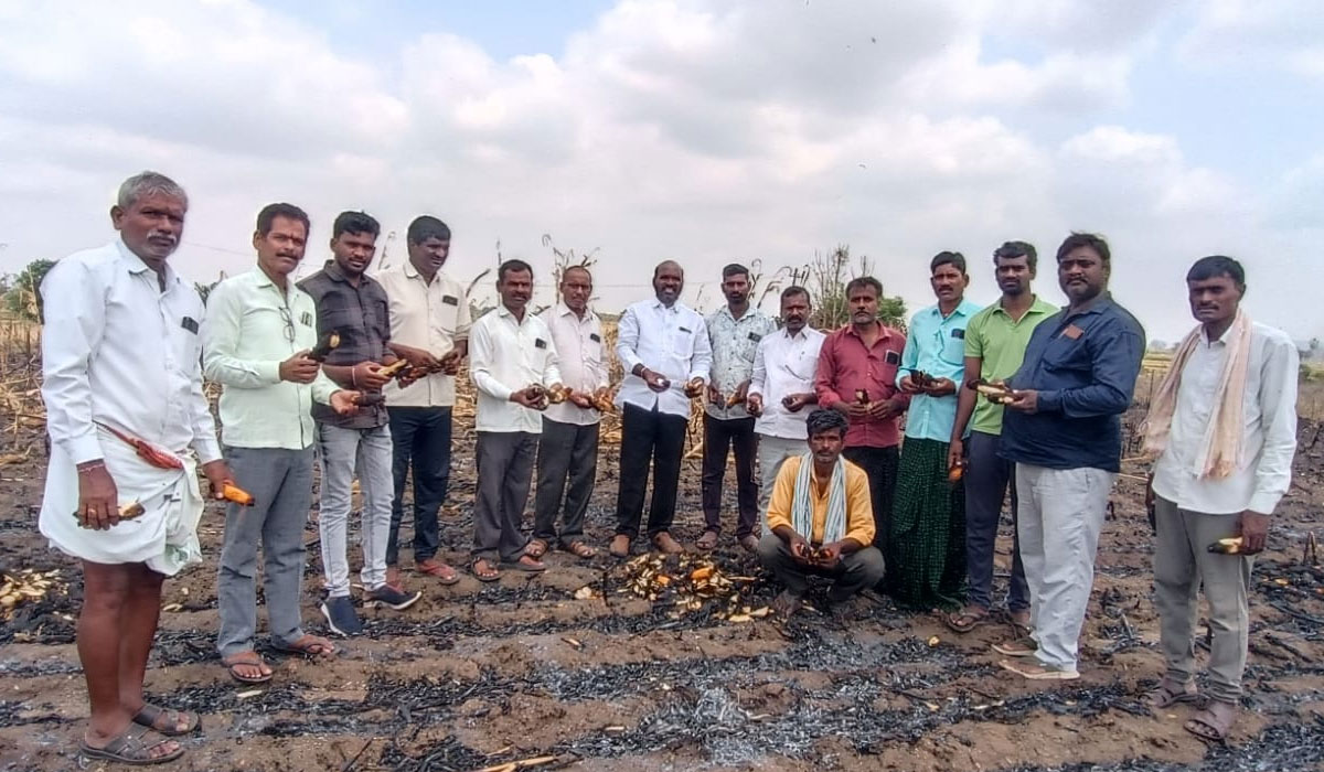 Kalvasrirampur | పట నష్టపోయిన కౌలు రైతును ప్రభుత్వం ఆదుకోవాలి.. బీఆర్ఎస్ నాయకుల డిమాండ్