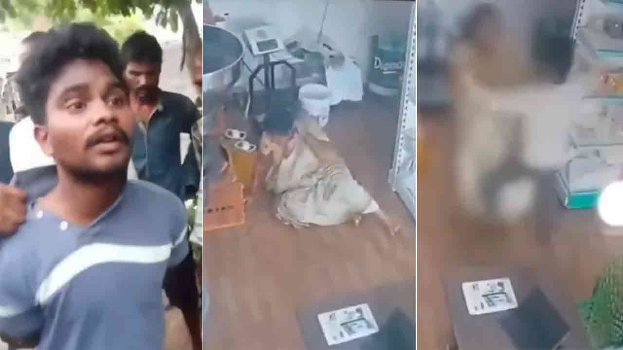 Chain Snatching Video | మహిళపై దాడి చేసి.. చైన్‌స్నాచింగ్‌కు యత్నం.. వీడియో వైరల్