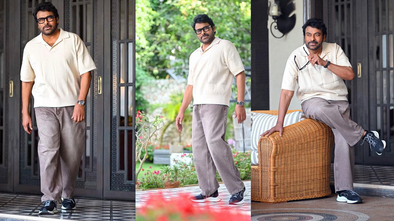 Chiranjeevi | 70లోనూ యంగ్ హీరోలకు పోటీ.. చిరంజీవి న్యూ లుక్ వైరల్