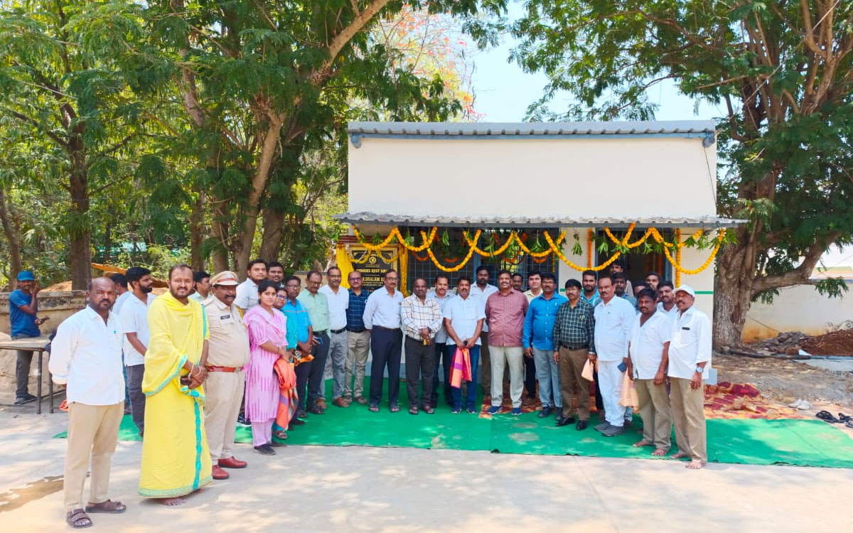 కొత్తగూడెం ఏరియా జీఎం కార్యాలయంలో నూతన డ్రైవర్స్ రెస్ట్ హాల్ ప్రారంభం