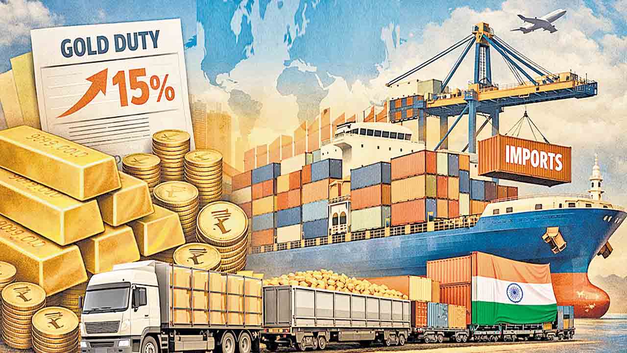 బంగారం, వెండిపై 15% సుంకం.. దిగుమతులపై కస్టమ్స్‌ డ్యూటీని భారీగా పెంచిన కేంద్రం