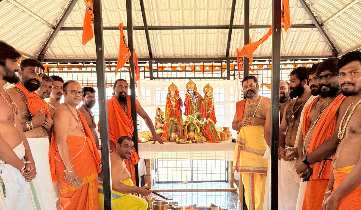 Chigurumamidi | చిగురుమామిడిలో ముగిసిన పాంబండ పంచముఖ ఆంజనేయ స్వామి ఆలయ వార్షికోత్సవ జయంతి ఉత్సవాలు