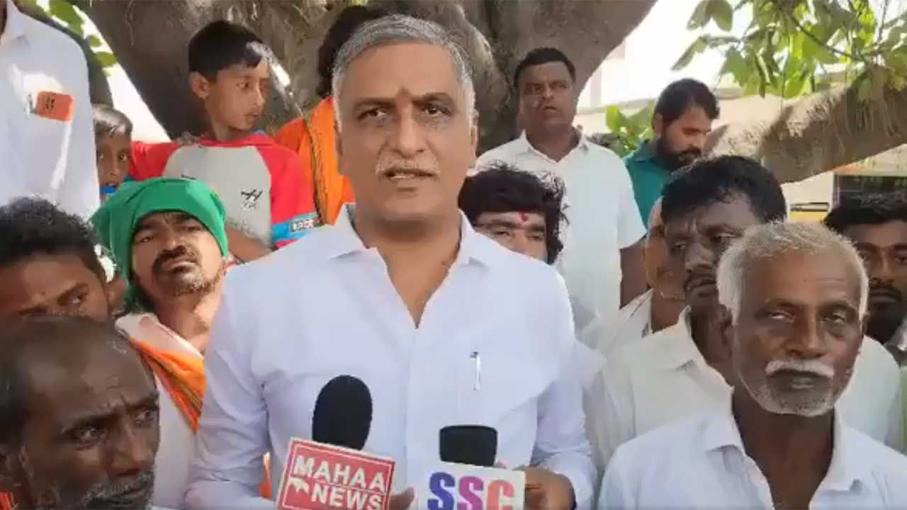 Harish Rao | ఎరువులు కొనాలంటే యాప్‌.. వడ్లు కొనాలంటే ఆన్‌లైన్‌.. రైతుల ఇబ్బందులపై హరీశ్‌రావు ఆగ్రహం