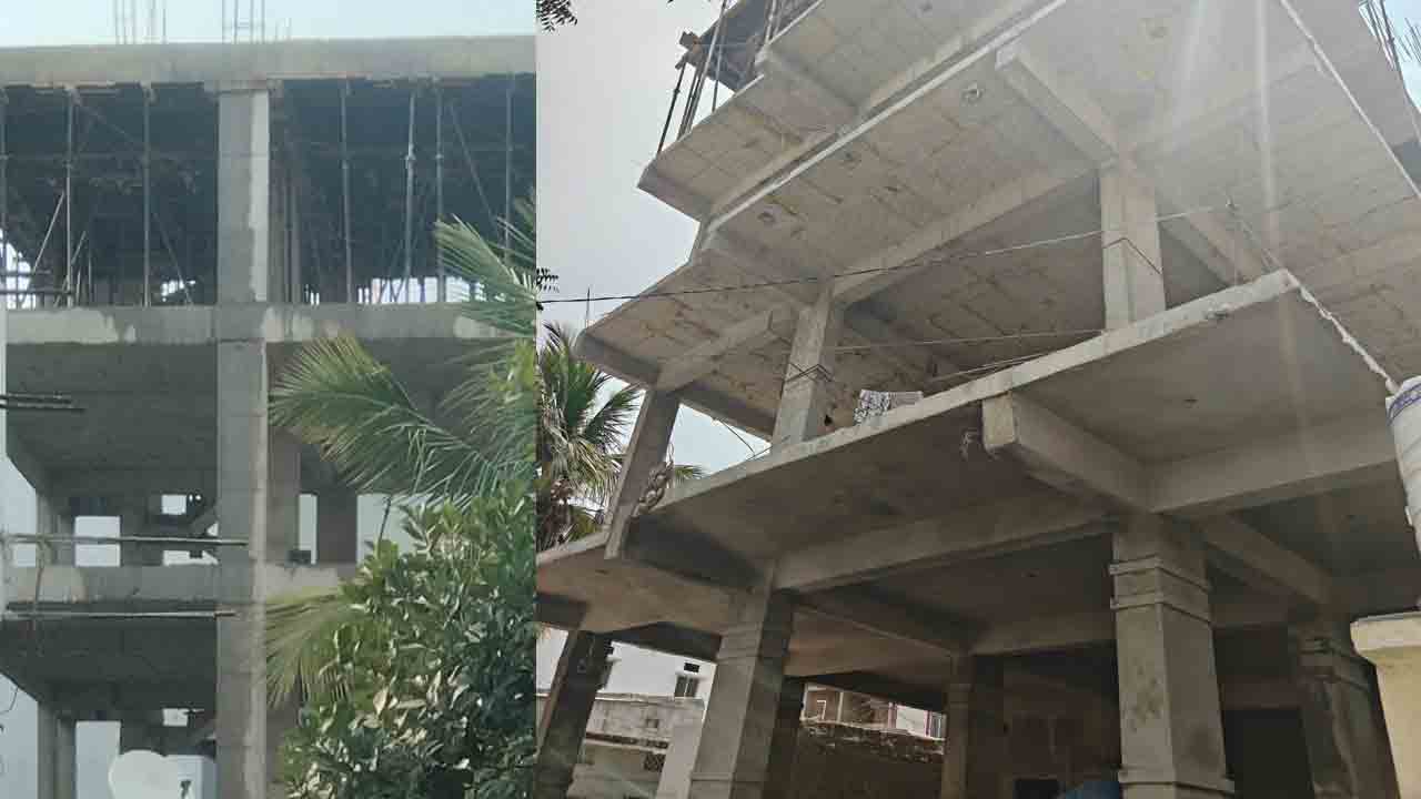 illegal construction | అద్దెకున్న రేకుల స్థలం కబ్జా.. ఏకంగా బిల్డింగే కట్టేశాడు