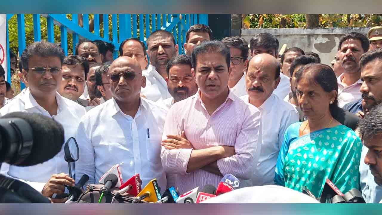 KTR | సంగారెడ్డి జైలులో బీఆర్ఎస్ నేత మన్నె క్రిషాంక్‌ను పరామర్శించిన కేటీఆర్