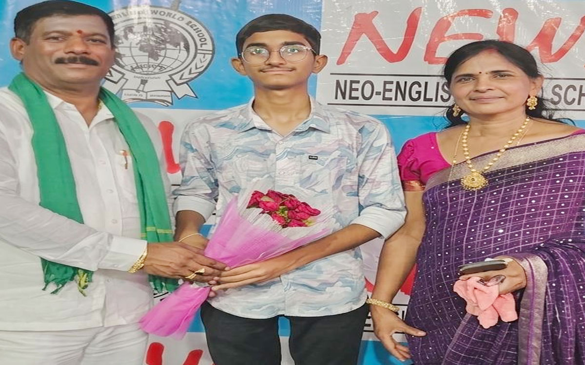 పాలీసెట్ ఫలితాల్లో ‘న్యూస్ స్కూల్’ విద్యార్థి ప్రతిభ