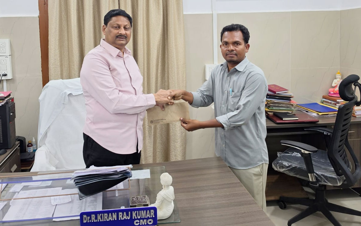 సింగరేణి శానిటరీ ఇన్‌స్పెక్ట‌ర్‌గా ఆదివాసీ బిడ్డ పాయం రామకృష్ణ