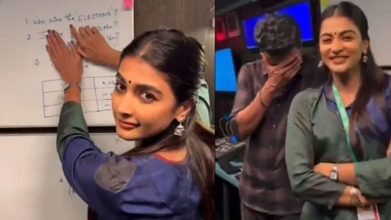 Pooja Hegde | ద‌ళ‌ప‌తి విజ‌య్ విజ‌యాన్ని పూజా హెగ్డే ముందుగానే ఊహించిందా.. వైర‌ల్ అవుతున్న వీడియో