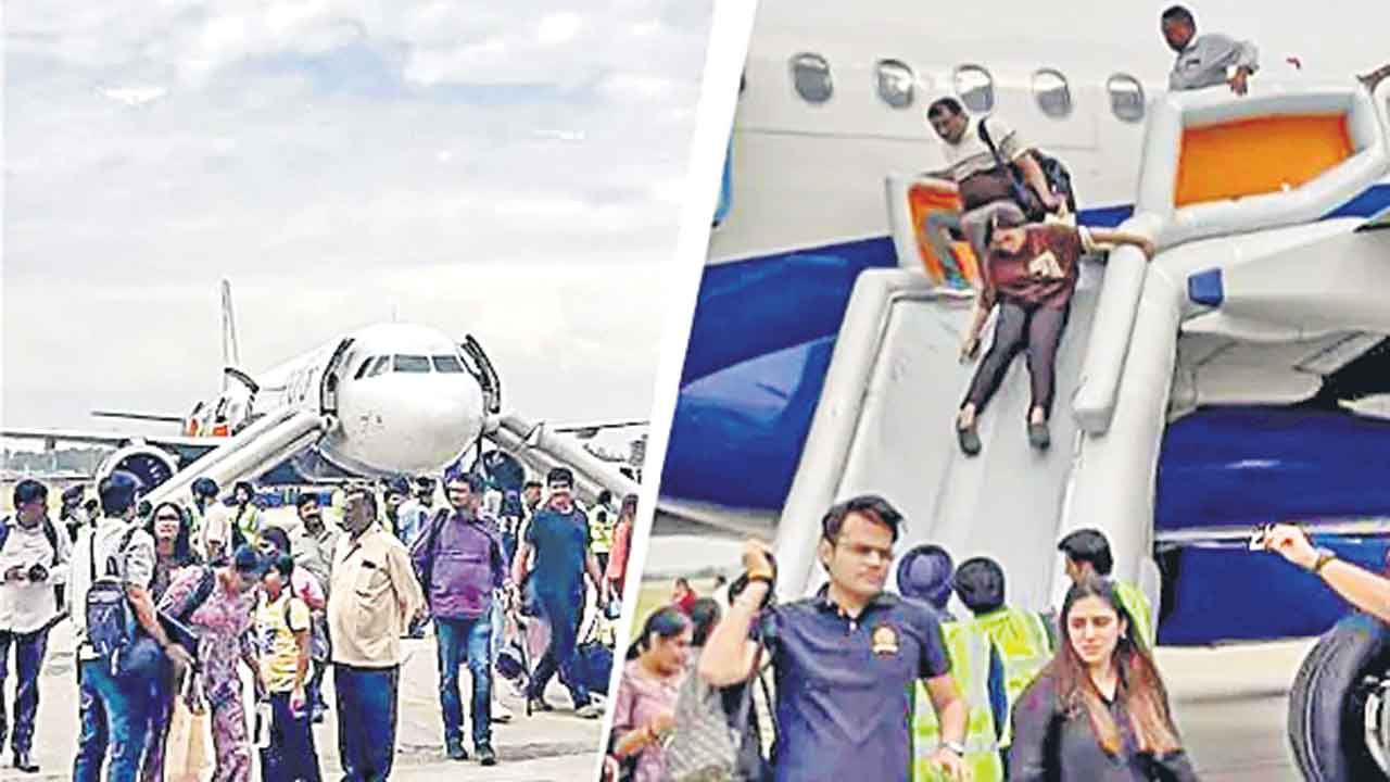 హైదరాబాద్‌-చండీగఢ్‌ విమానంలో