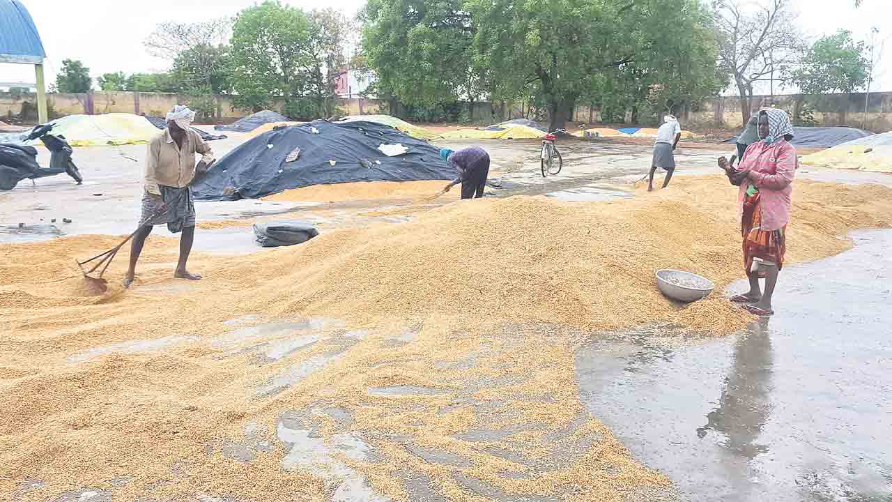 అన్నదాత కన్నీళ్లు.. వెంటాడిన అకాల బీభత్సం