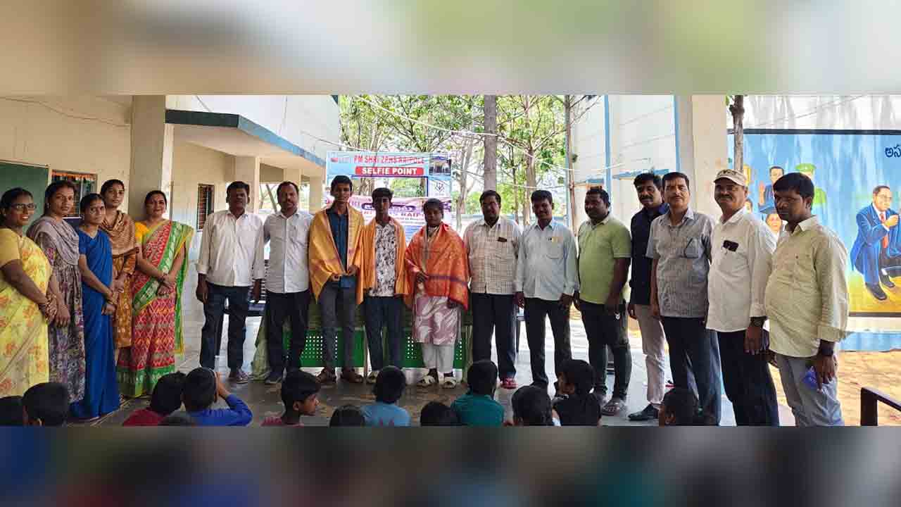 Rayapol | పదో తరగతిలో అత్యధిక మార్కులు సాధించిన విద్యార్థులకు ఘన సన్మానం