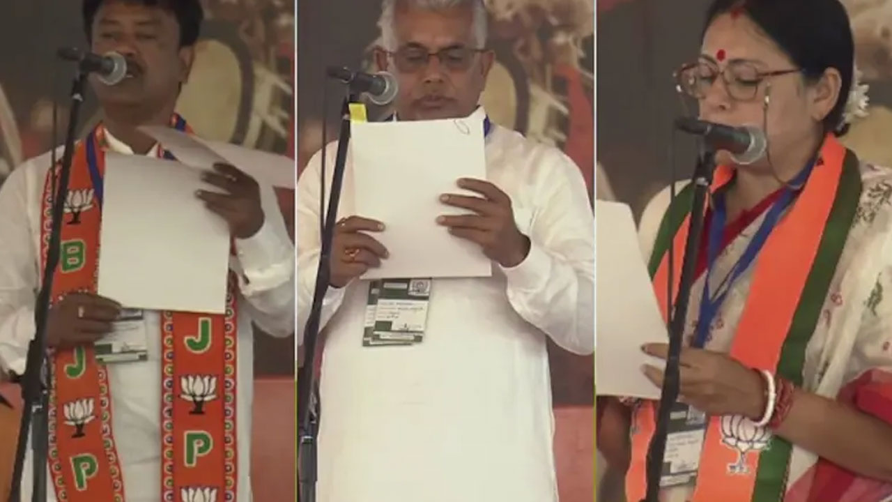 West Bengal: సువేందు క్యాబినెట్‌లో దిలీప్ ఘోష్‌, అగ్నిమిత్ర ..  మ‌క‌న్‌లాల్‌ను స‌త్క‌రించిన ప్ర‌ధాని