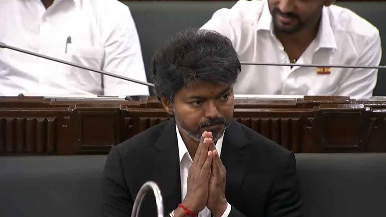 CM Vijay: 144 ఓట్ల‌తో బ‌ల‌ప‌రీక్ష‌లో నెగ్గిన సీఎం విజ‌య్‌