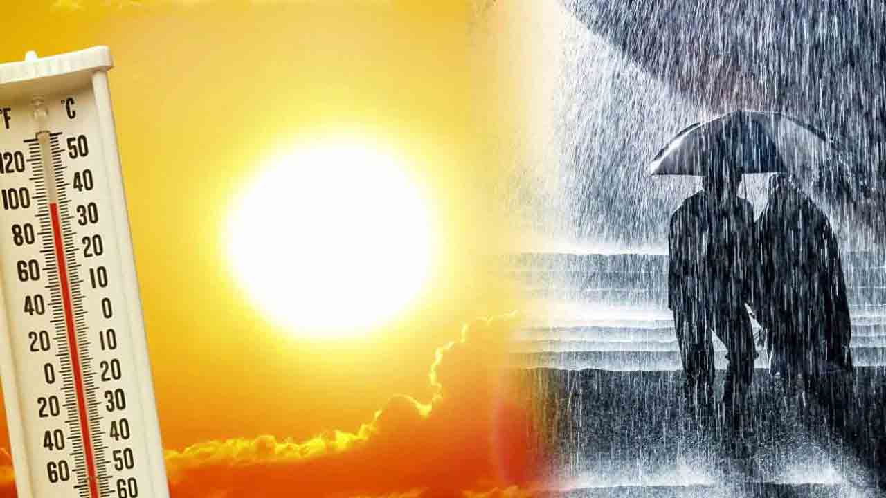 రాష్ట్రంలో భిన్న వాతావరణం.. ఉదయం ఎండలు, సాయంత్రం వర్షాలు