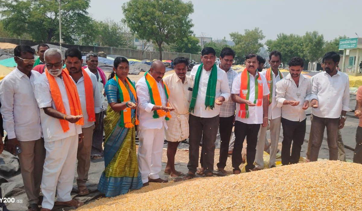 Mallapur | ధాన్యం కోనుగోళ్లలో కాంగ్రెస్ సర్కార్ పూర్తిగా విఫలం.. బీజేపీ జిల్లా అధ్యక్షుడు యాదగిరి బాబు