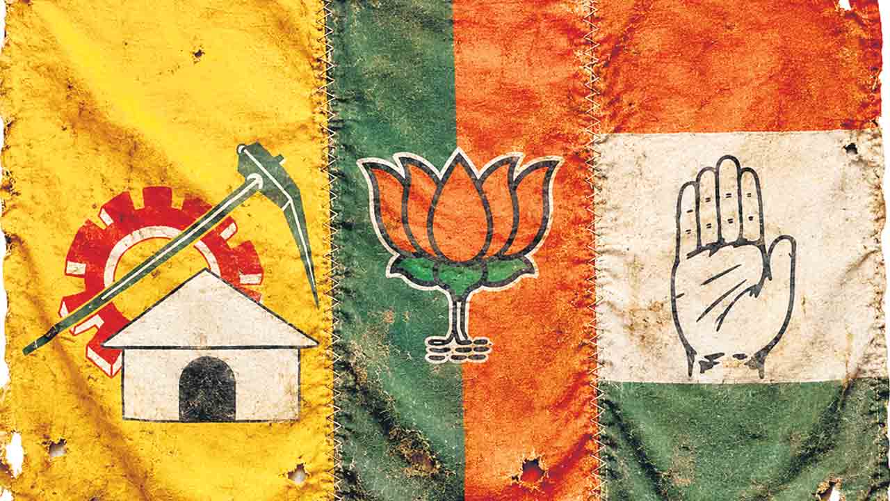 అధికార పార్టీల అక్రమ సమీకరణాలు