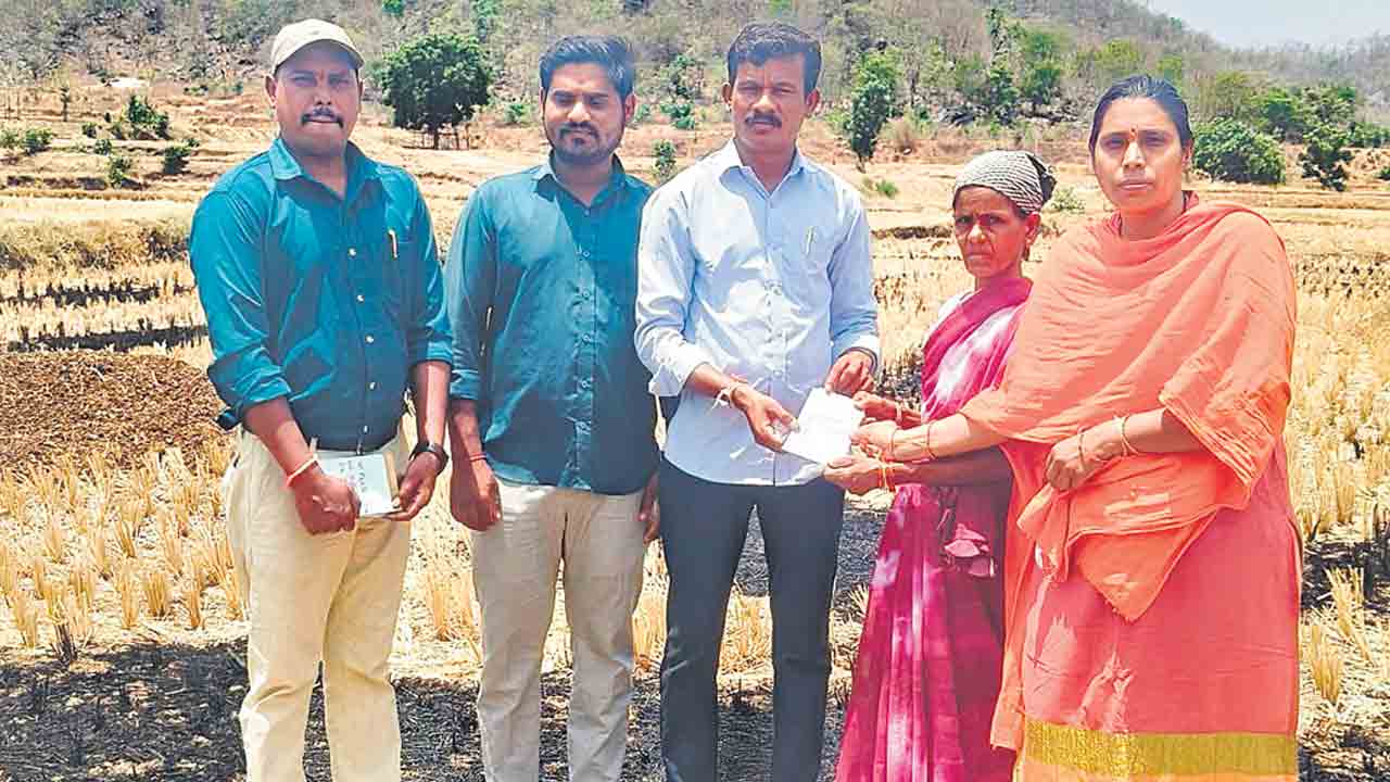 వరి కొయ్యలు కాల్చినందుకు రూ.5వేల ఫైన్‌