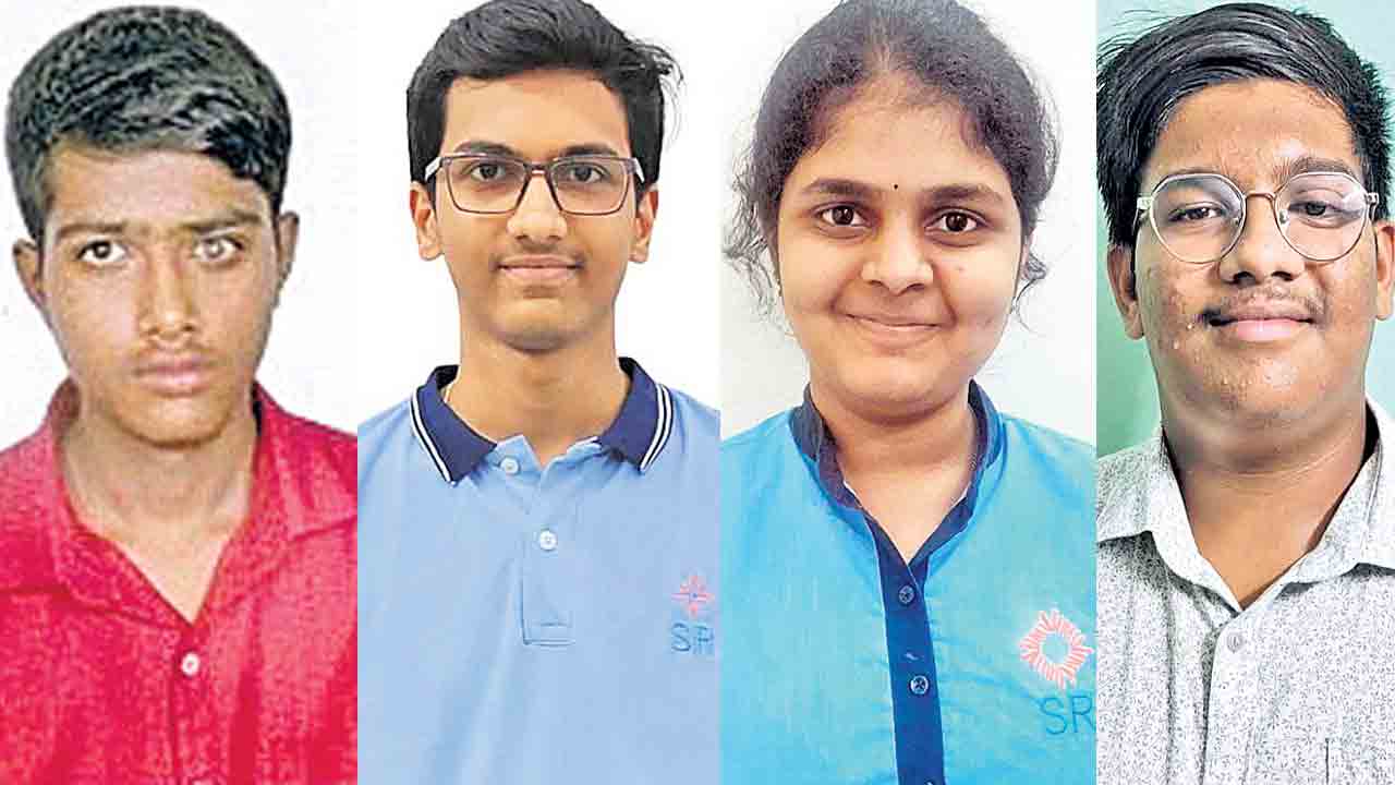 జేఈఈ అడ్వాన్స్‌డ్‌-2026 ఫలితాల్లో ఎస్‌ఆర్‌ ప్రభంజనం