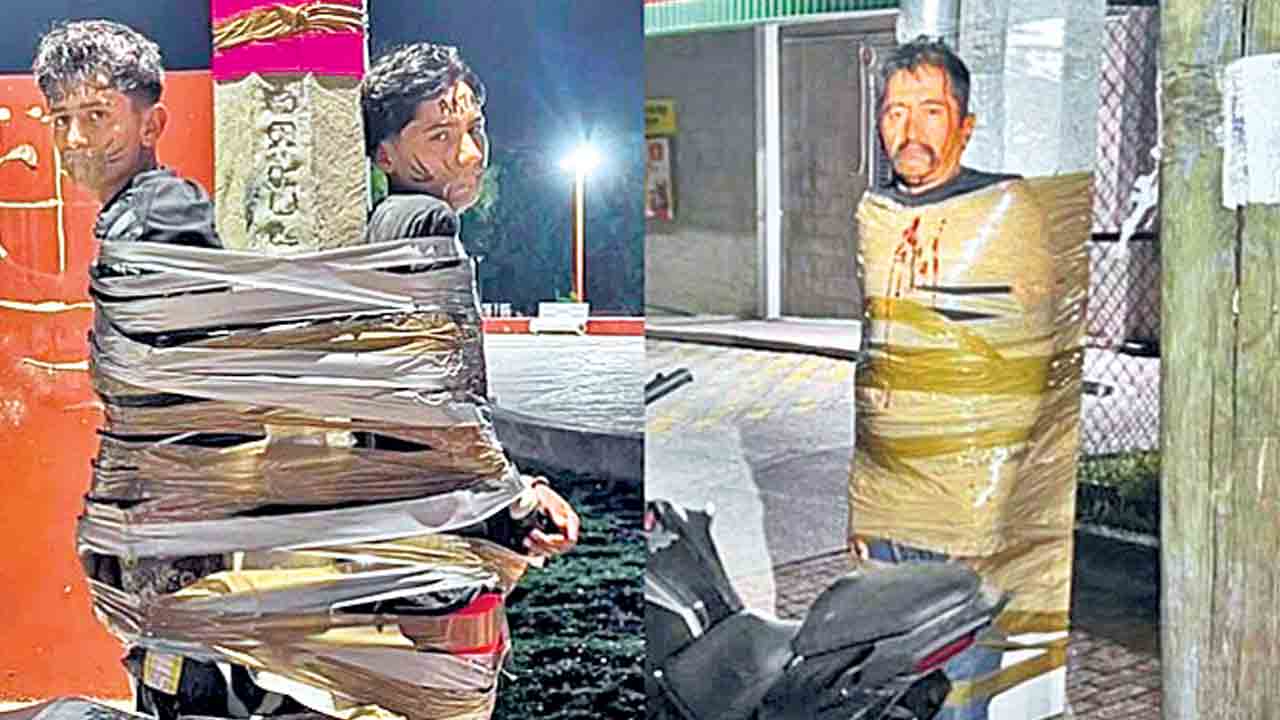 బైక్‌ చోరుల పనిబట్టే బ్యాట్‌మ్యాన్‌!