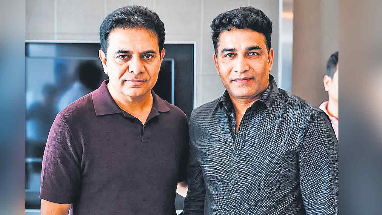 కేటీఆర్‌తో కాసర్ల నాగేందర్‌రెడ్డి భేటీ