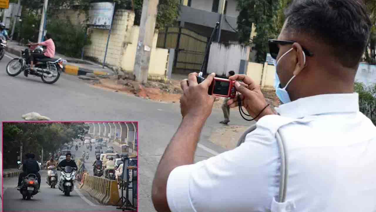 చలానాలే టార్గెట్.. ట్రాఫిక్ నియంత్రణ గాలికి..