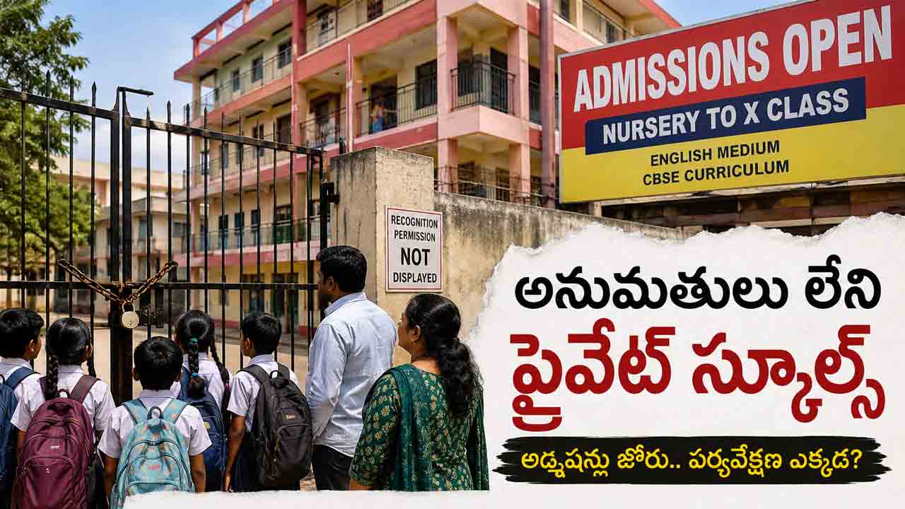 అనుమతుల్లేవు.. ప్రవేశాలున్నాయి..