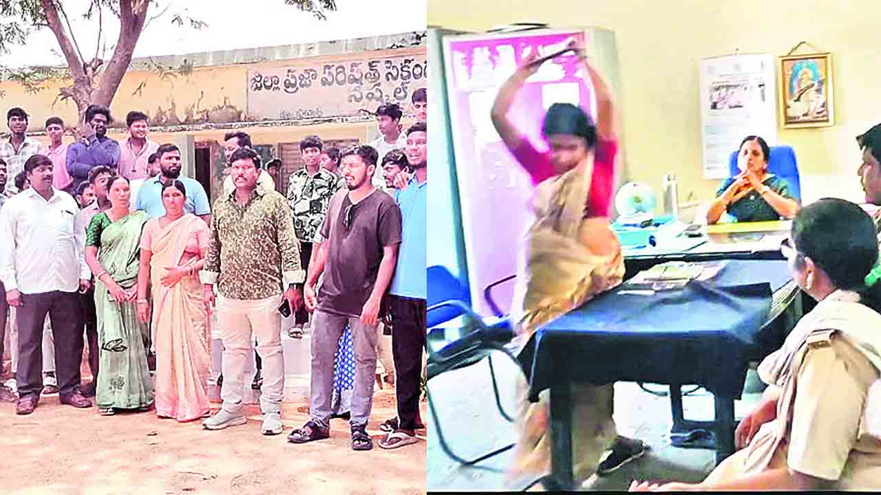 ఇంగ్లిష్‌ టీచర్‌.. వింత ప్రవర్తన