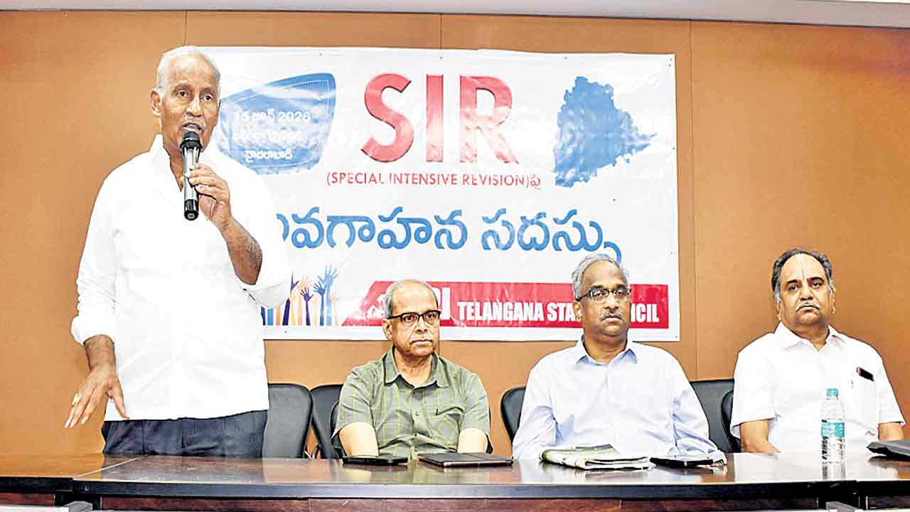 ‘సర్‌’తో ఓటుహక్కును తొలగించే కుట్ర!