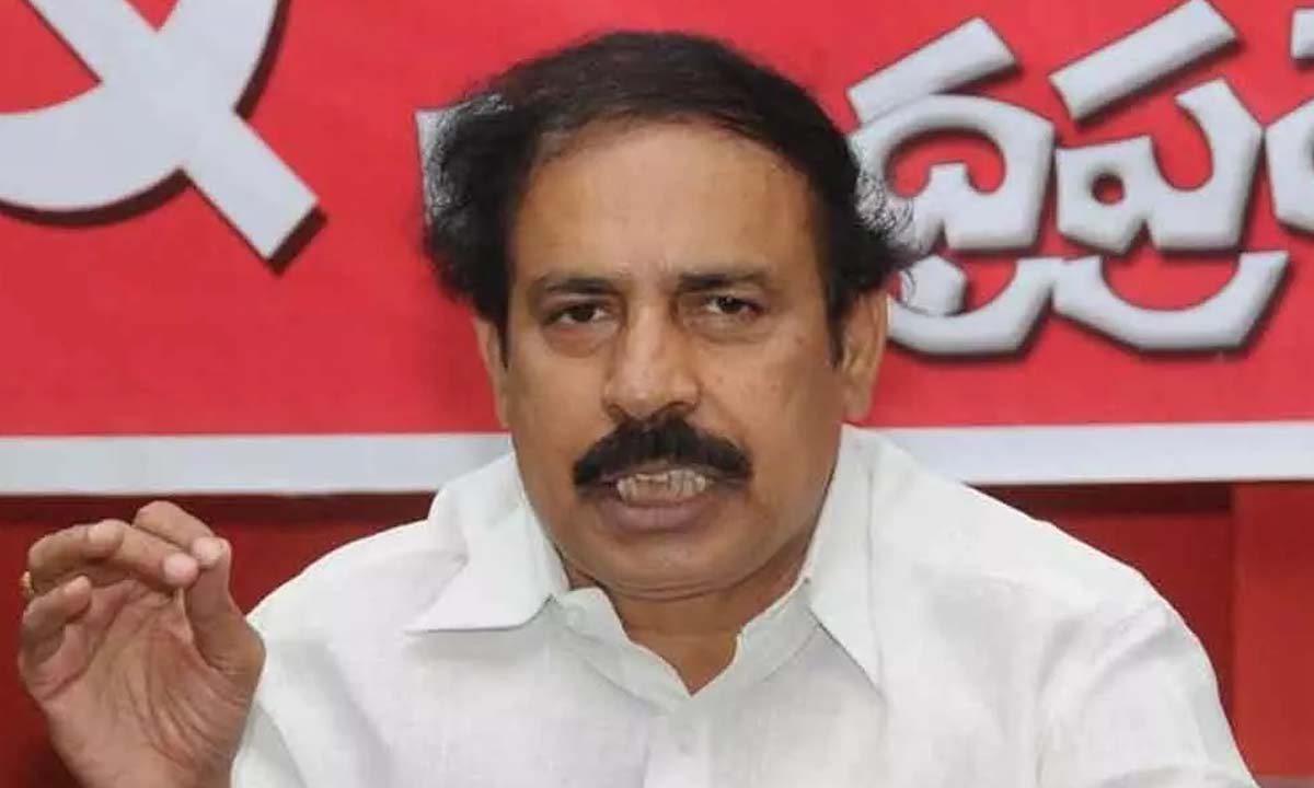 CPI Secretary Ramakrishna | అమరావతి విషయంలో జగన్‌ తన వైఖరిని మార్చుకోవాలి : సీపీఐ కార్యదర్శి రామకృష్ణ