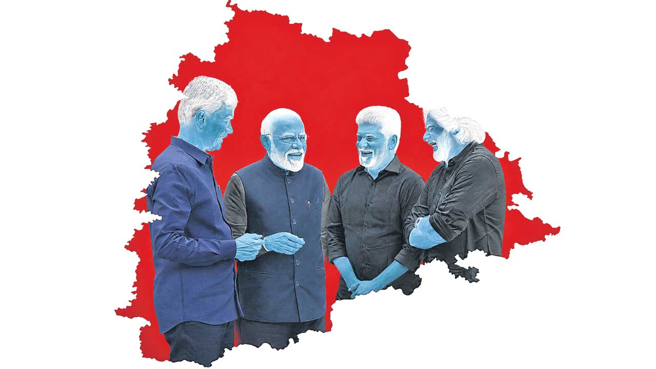 తెలంగాణలో రాజకీయ విన్యాసాలు