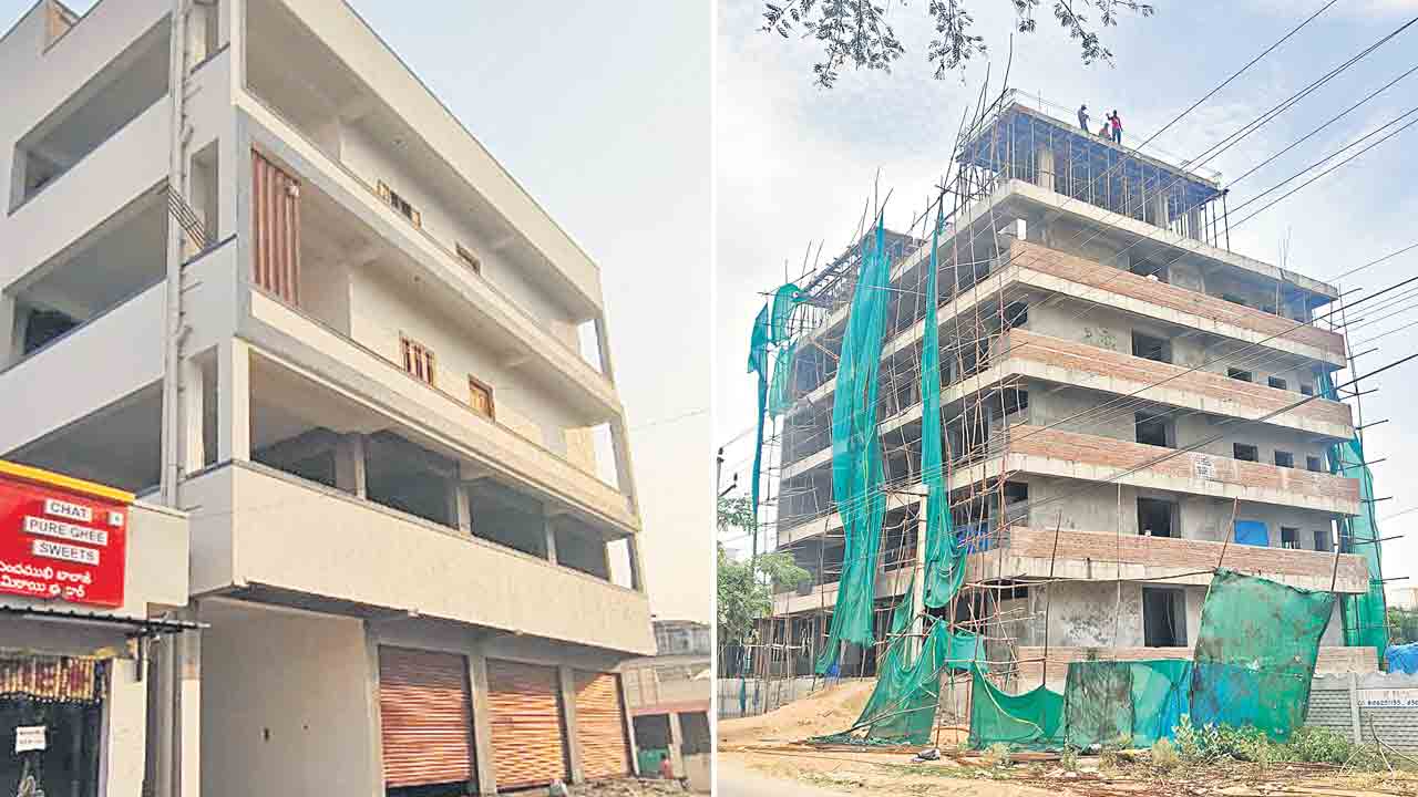 భారీగా అక్రమ నిర్మాణాలు