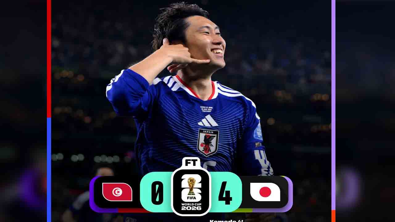 FIFA 2026 | చరిత్ర సృష్టించిన జపాన్.. ఫిఫా 1000వ మ్యాచ్‌లో ట్యునీషియాను 4-0తో చిత్తుచేసిన సమురాయ్ టీమ్