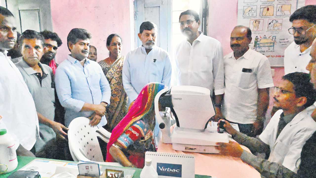 గిరిజన పల్లెలకు (కంటి) వెలుగులు