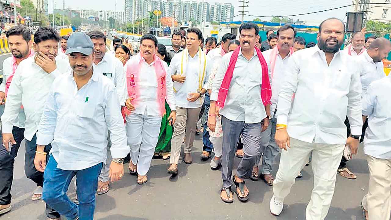 బాచుపల్లి ఫ్లై ఓవర్‌ బీఆర్‌ఎస్‌ ఘనతే