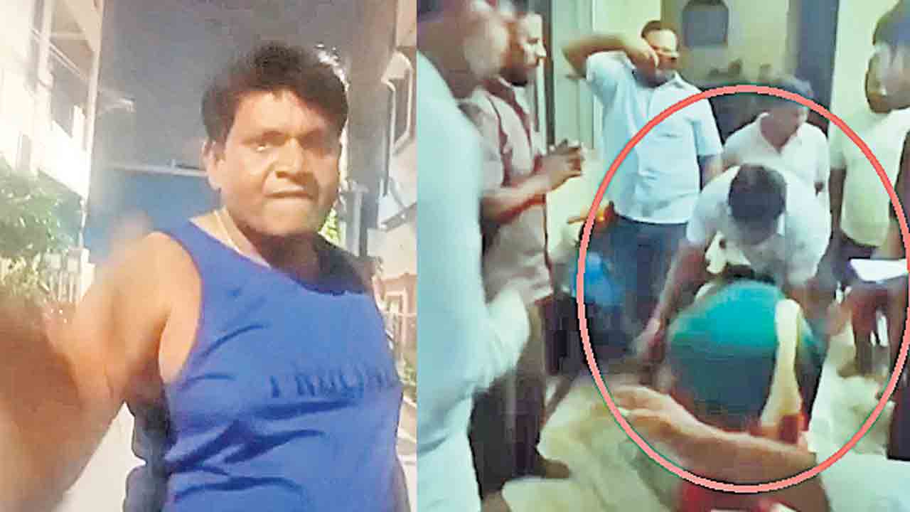 అధికార మదంతో కాంగ్రెస్‌ నేత దౌర్జన్యం