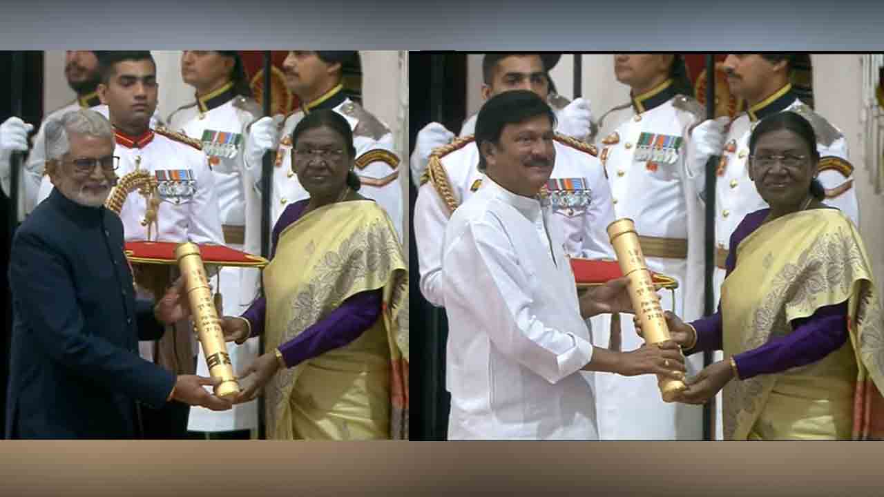 Padma Awards 2026 | పద్మశ్రీ పురస్కారాలు అందుకున్న మురళీమోహన్‌, రాజేంద్రప్రసాద్‌.. వీడియో