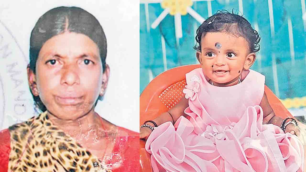 సంప్‌లో పడి చిన్నారి మృత్యువాత.. తట్టుకోలేక నానమ్మ కన్నుమూత